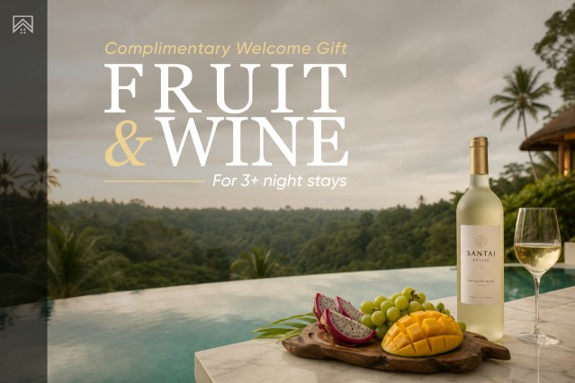 Stay 3+ nights and receive complimentary wine & fruit platter! 