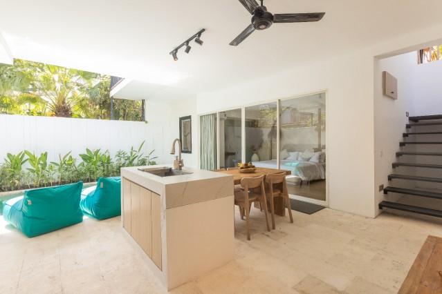 Kitchen,Dining area,Stairs to the 2nd floor