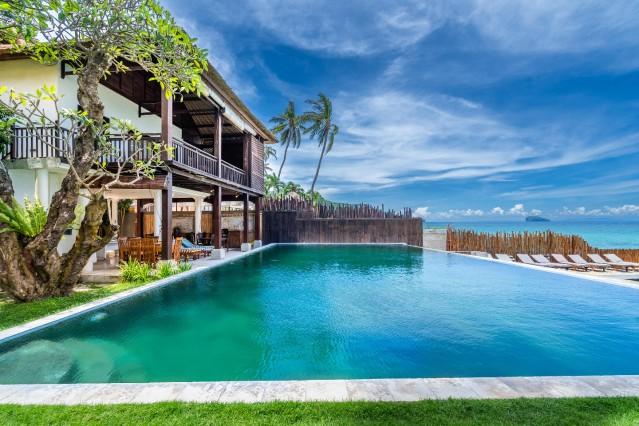 Territory of the resort,Room 2 Floor Pool - ocean view,Shared swimming pool with ocean view